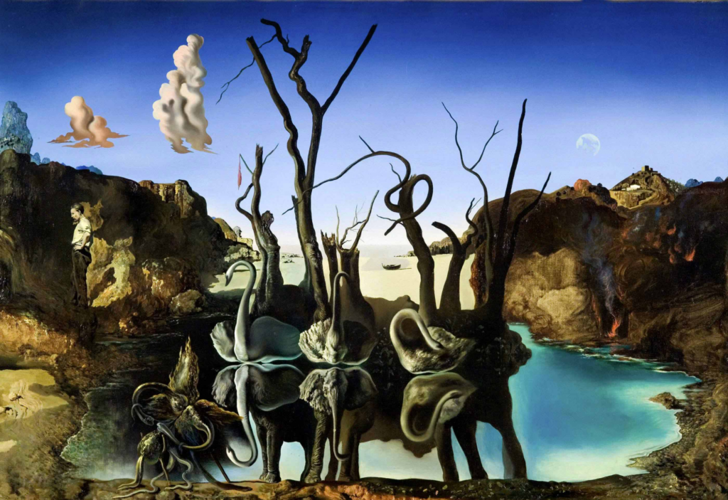 Swans Reflecting Elephants Salvador Dalí