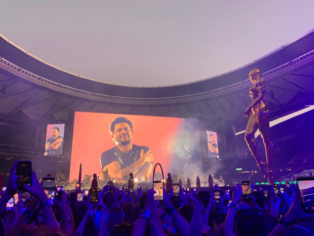 The Weeknd en Madrid Metropolitano