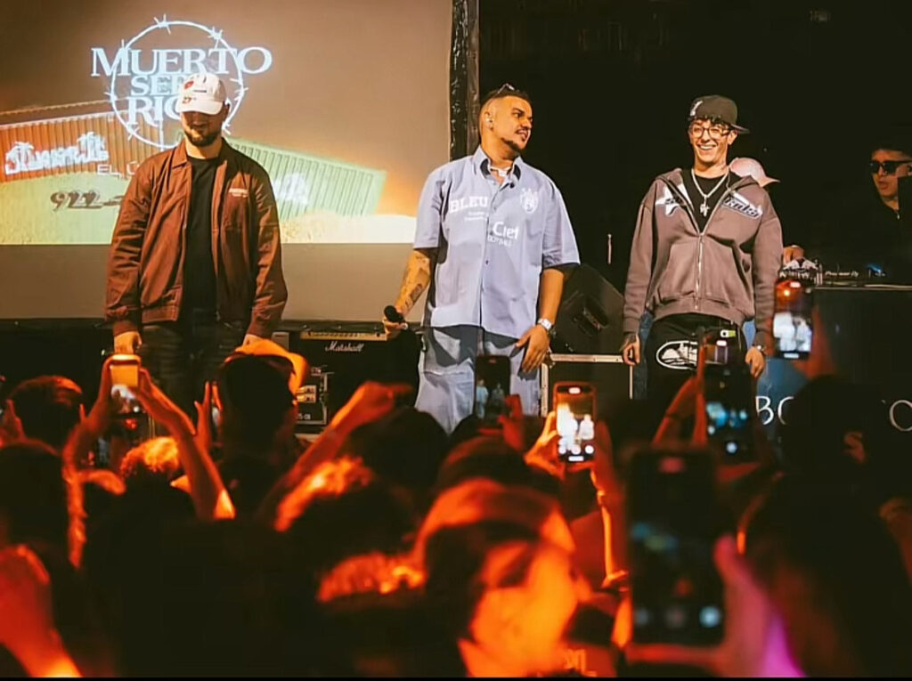 Wos en el final de gira del álbum "Muerto Sería Rico". - Fuente: TikTok (@woslaspalmas)
