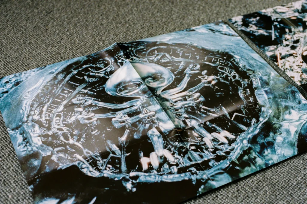 Poster del vinilo de Alien Metal