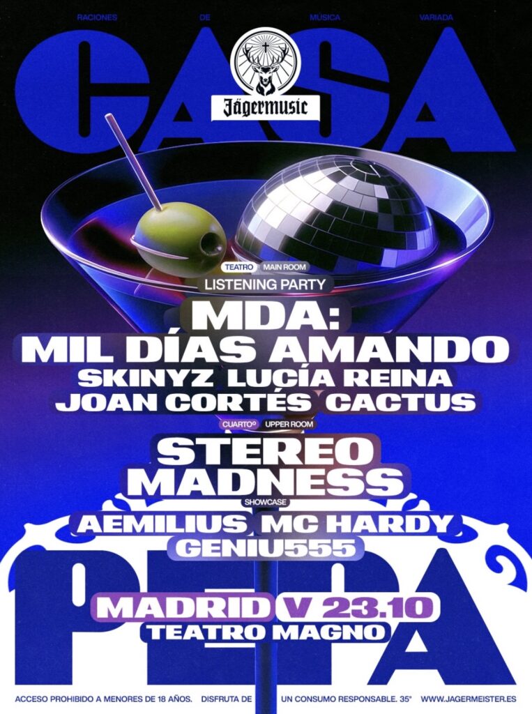 Cartel de Casa Pepa el viernes 23 de octubre - Fuente: Instagram (@casa__pepa)